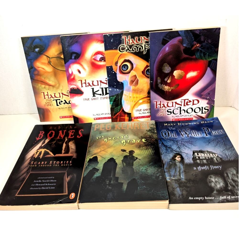 Lot of 7 Haunted/True Ghost Stories Books Series Allan Zullo PB